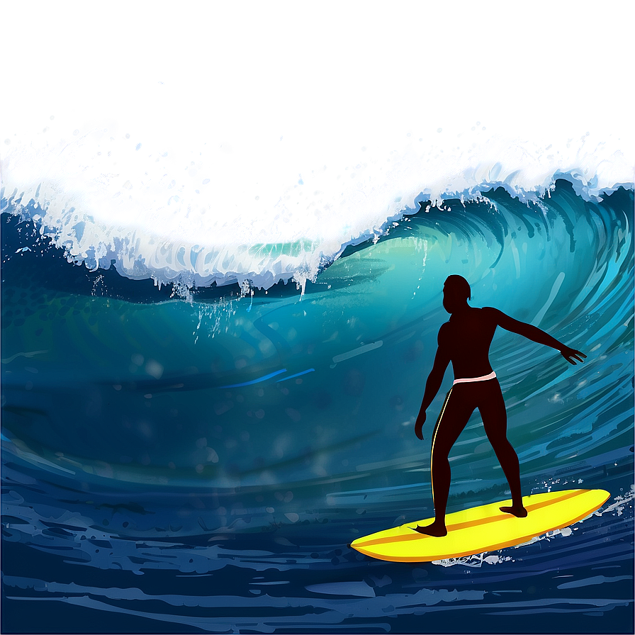 Beach Wave Surfing Png Odl83 PNG Image