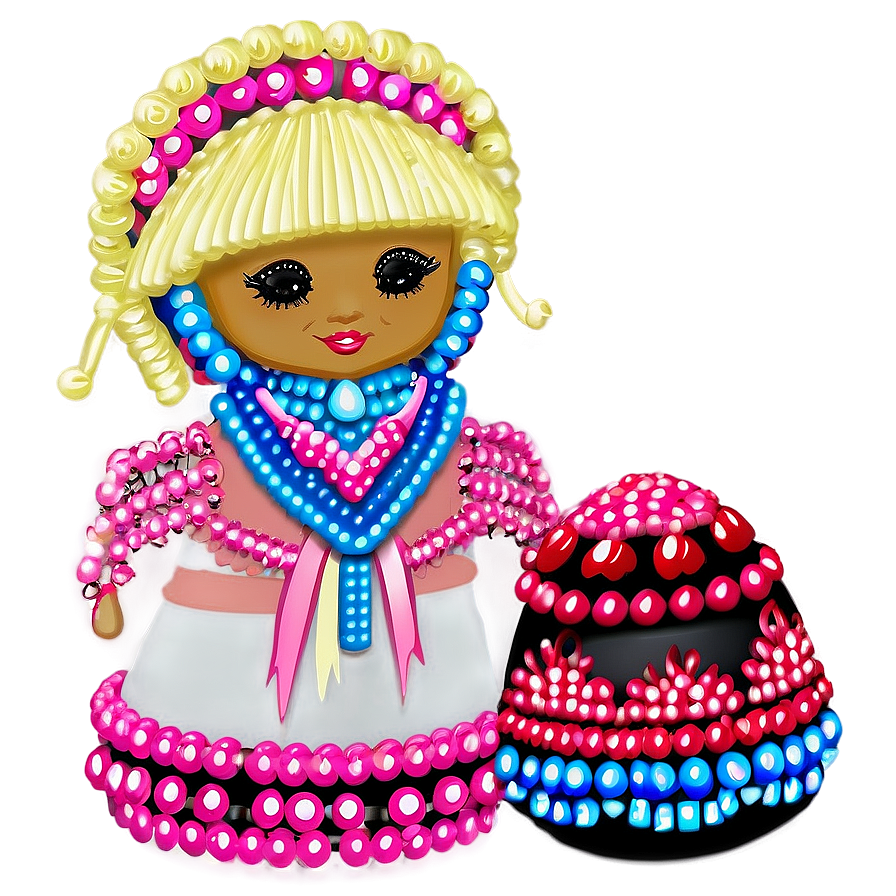 Bead Doll Making Png Fpt PNG Image