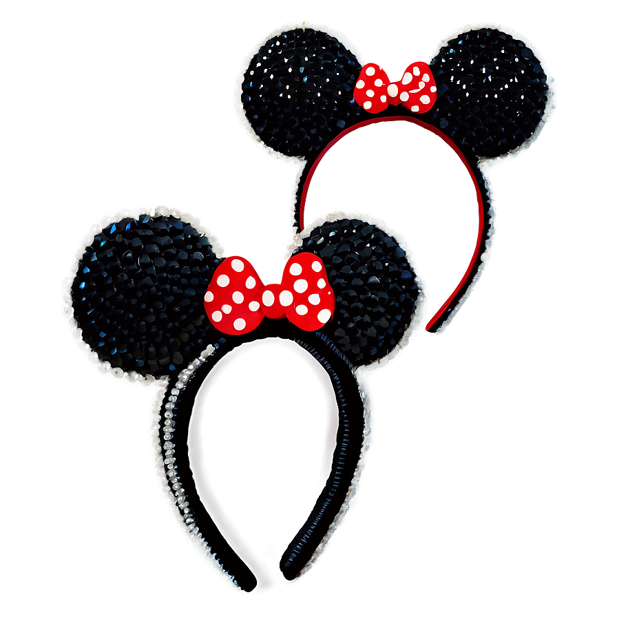 Beaded Minnie Mouse Ears Png Hoy PNG Image