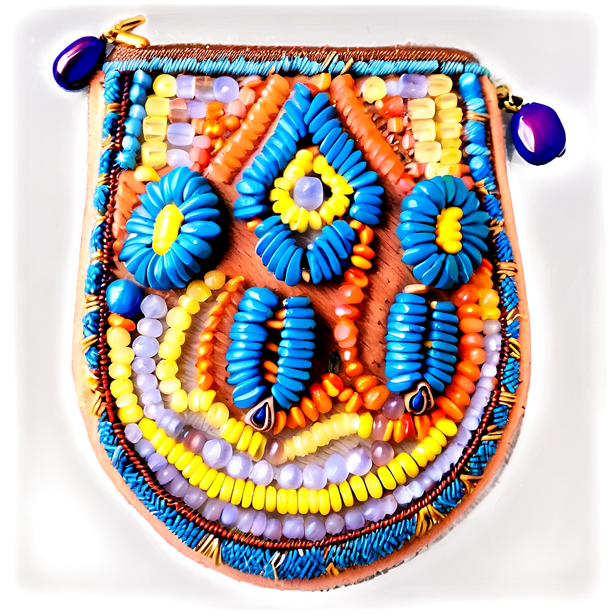 Beaded Pouch Png 06272024 PNG Image