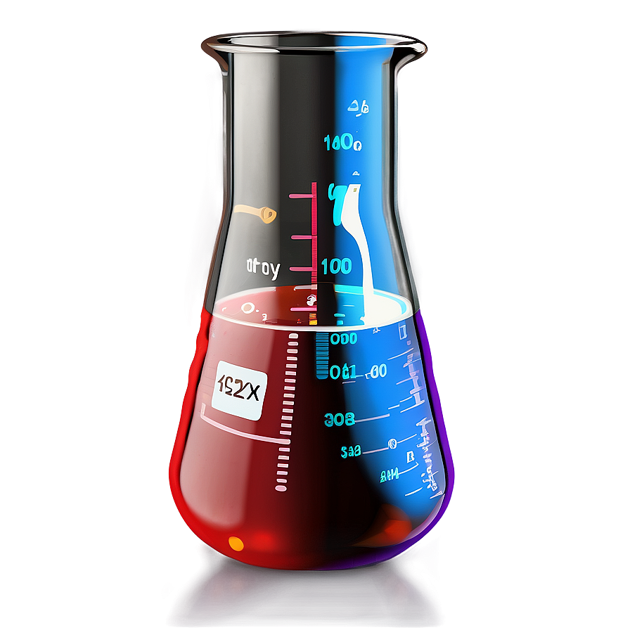 Beaker For Laboratory Work Png Oiq PNG Image