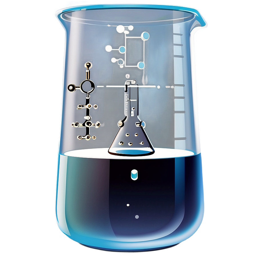 Beaker With Solution Png Nur26 PNG Image