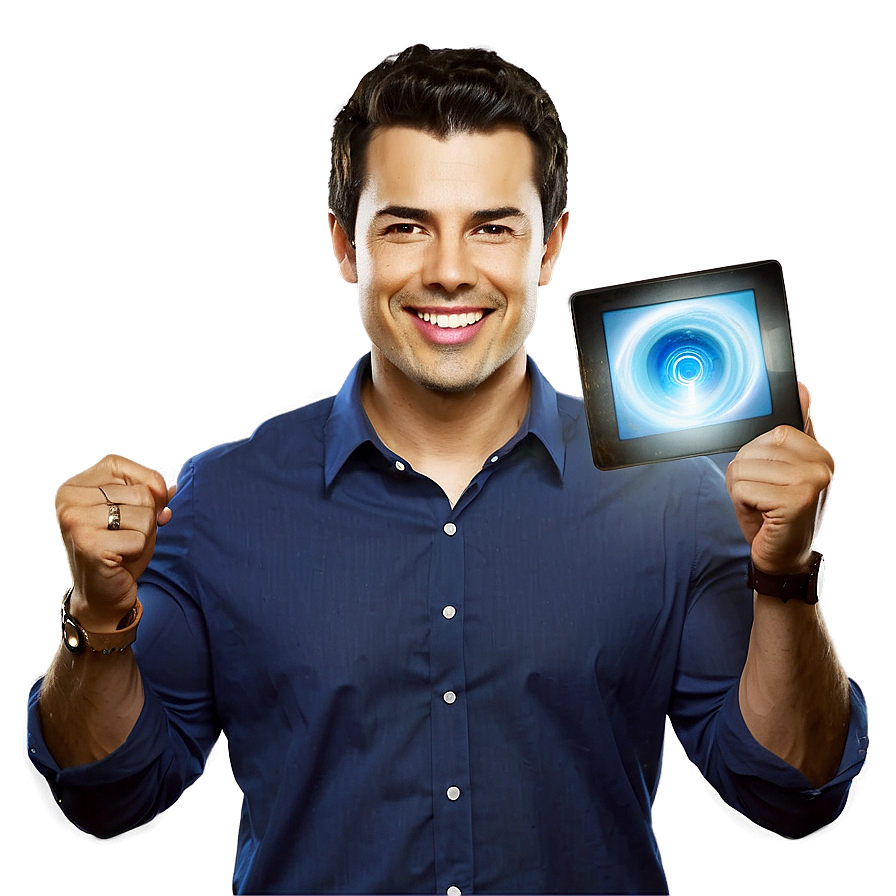 Beaming Man Avatar Png Mfn PNG Image