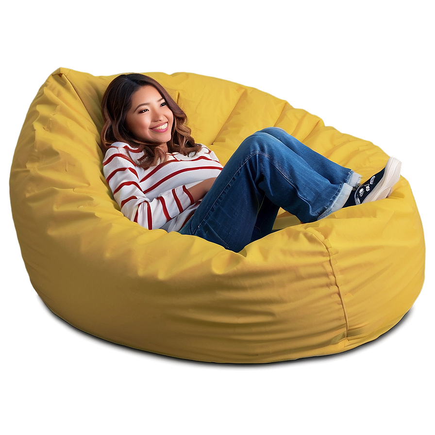 Beanbag For Dorm Room Comfort Png Esa PNG Image