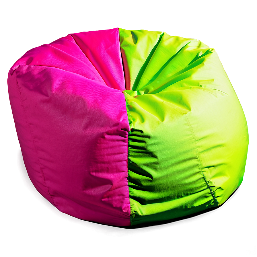 Beanbag In Bright Neon Colors Png Sao84 PNG Image