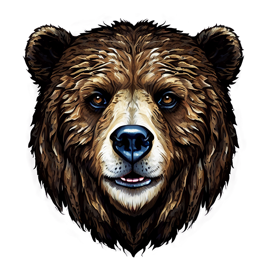 Bear Face Decoration Png Lxb PNG Image