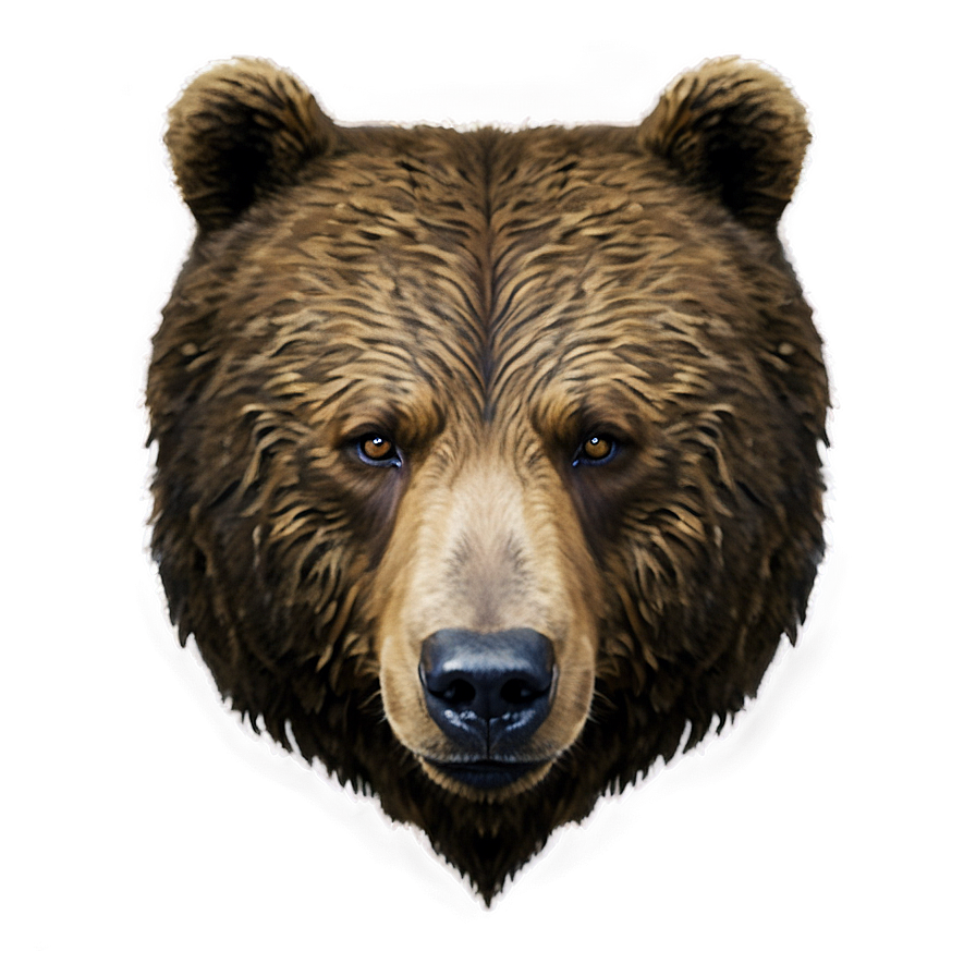 Bear Face Png Mjg26 PNG Image