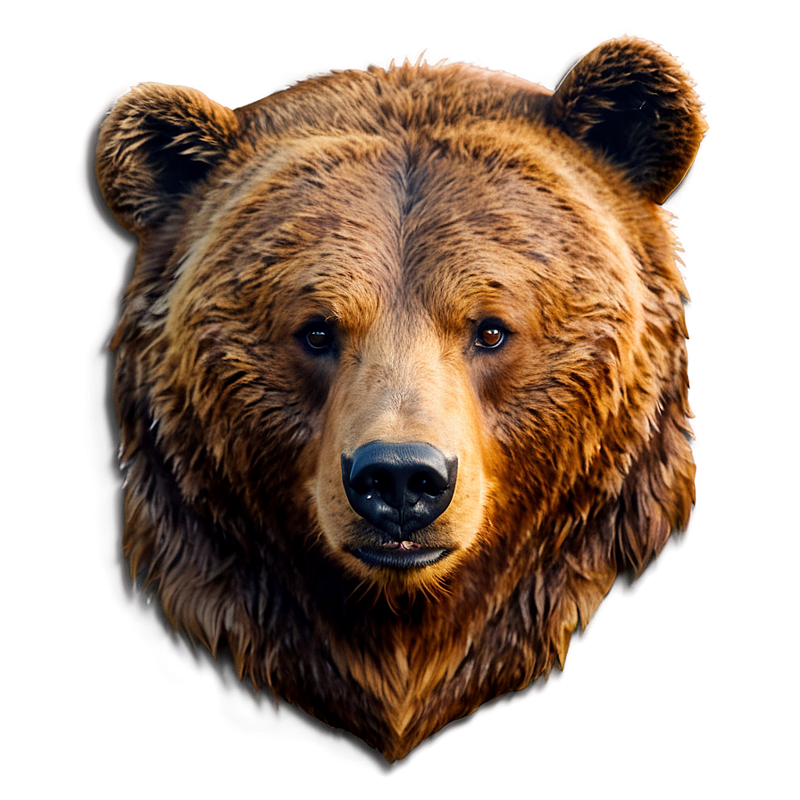 Bear Face Sticker Png 78 PNG Image