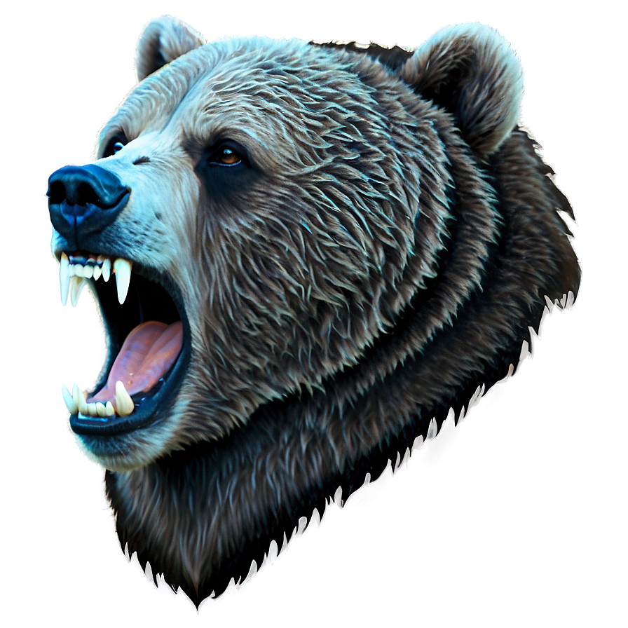 Bear Head And Moon Png 51 PNG Image