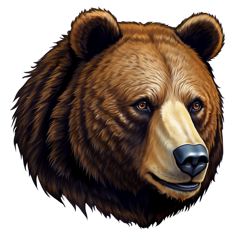 Bear Head Profile Icon Png 06292024 PNG Image