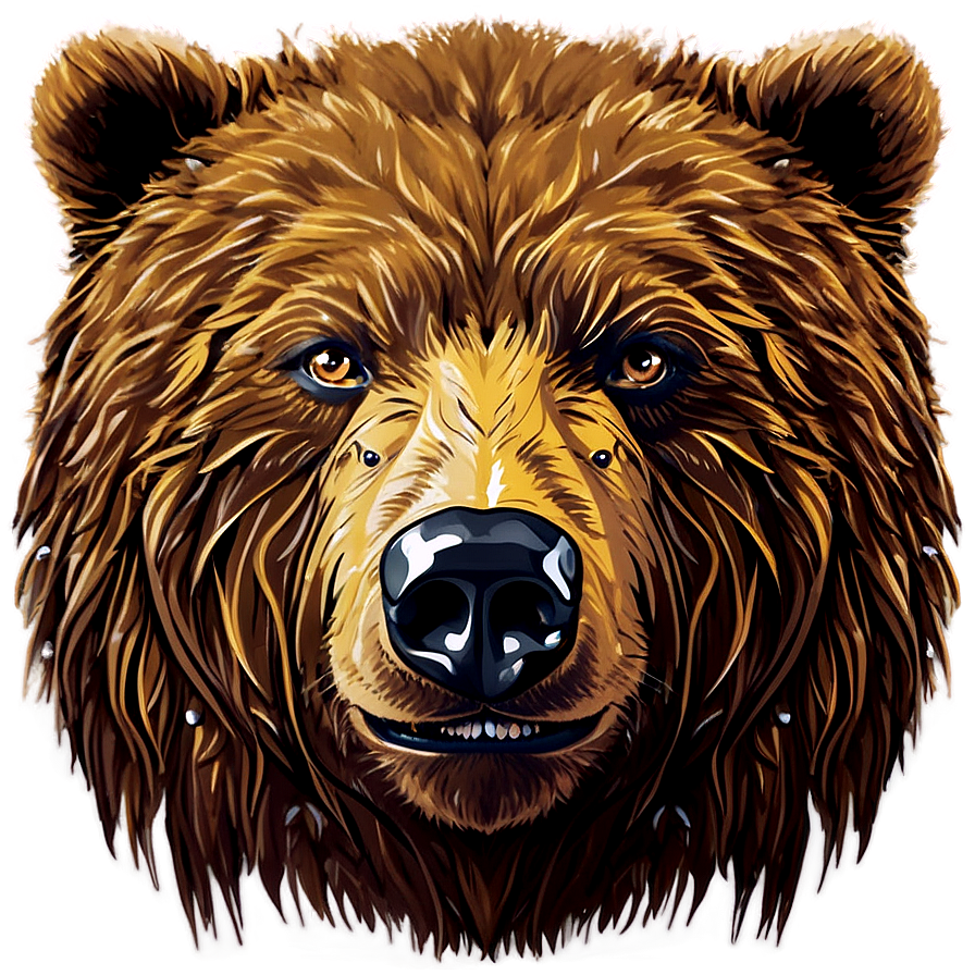 Bear Head Vector Png 69 PNG Image