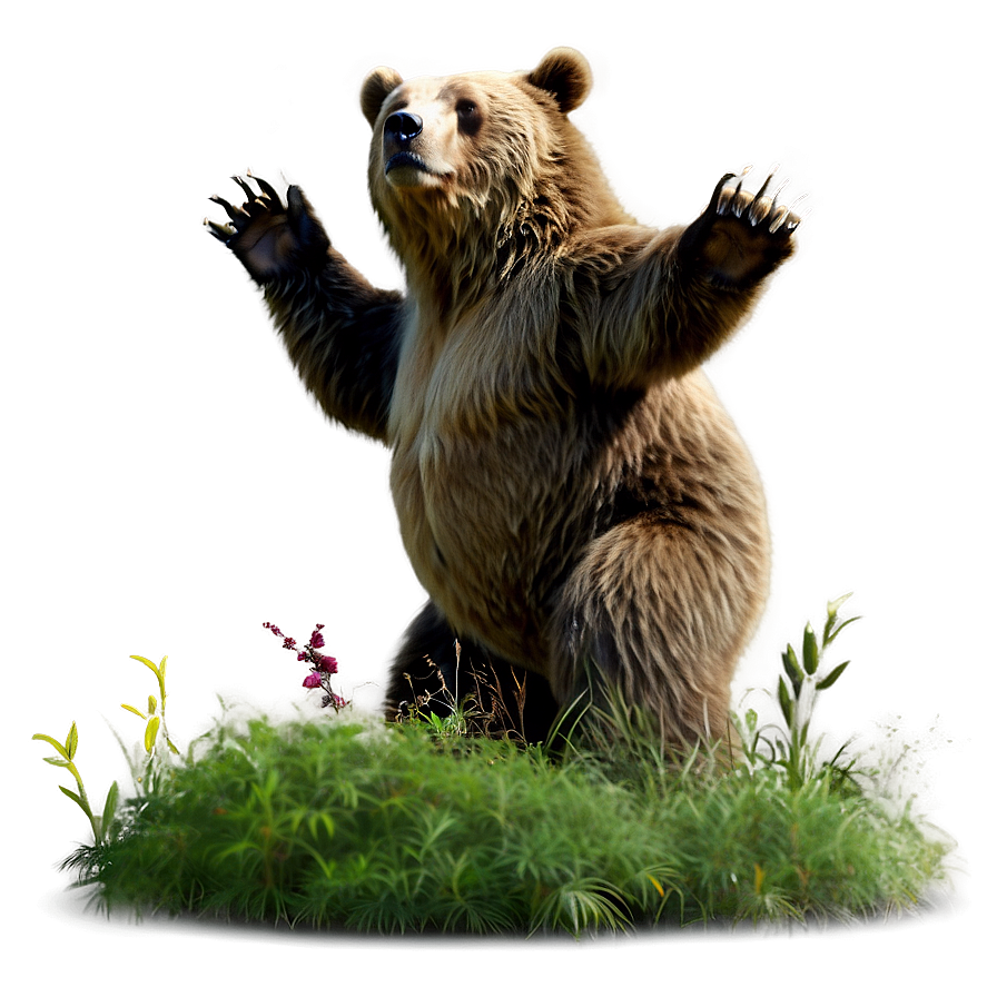 Bear In Forest Png Wrx52 PNG Image