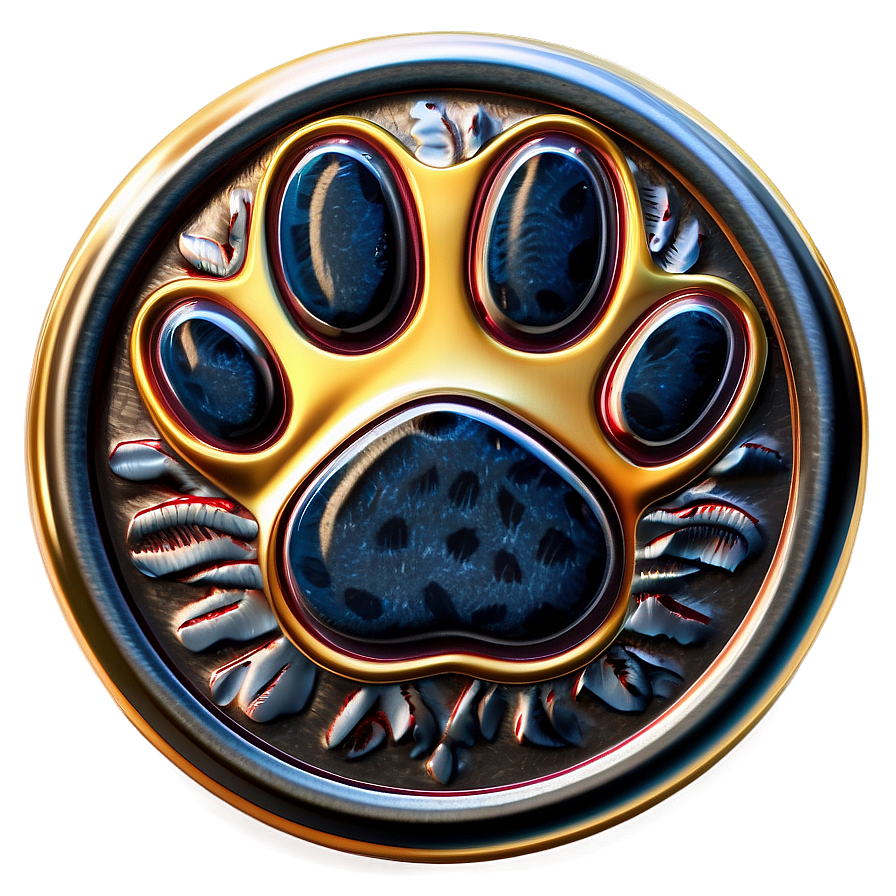 Bear Paw Badge Png Ugd95 PNG Image