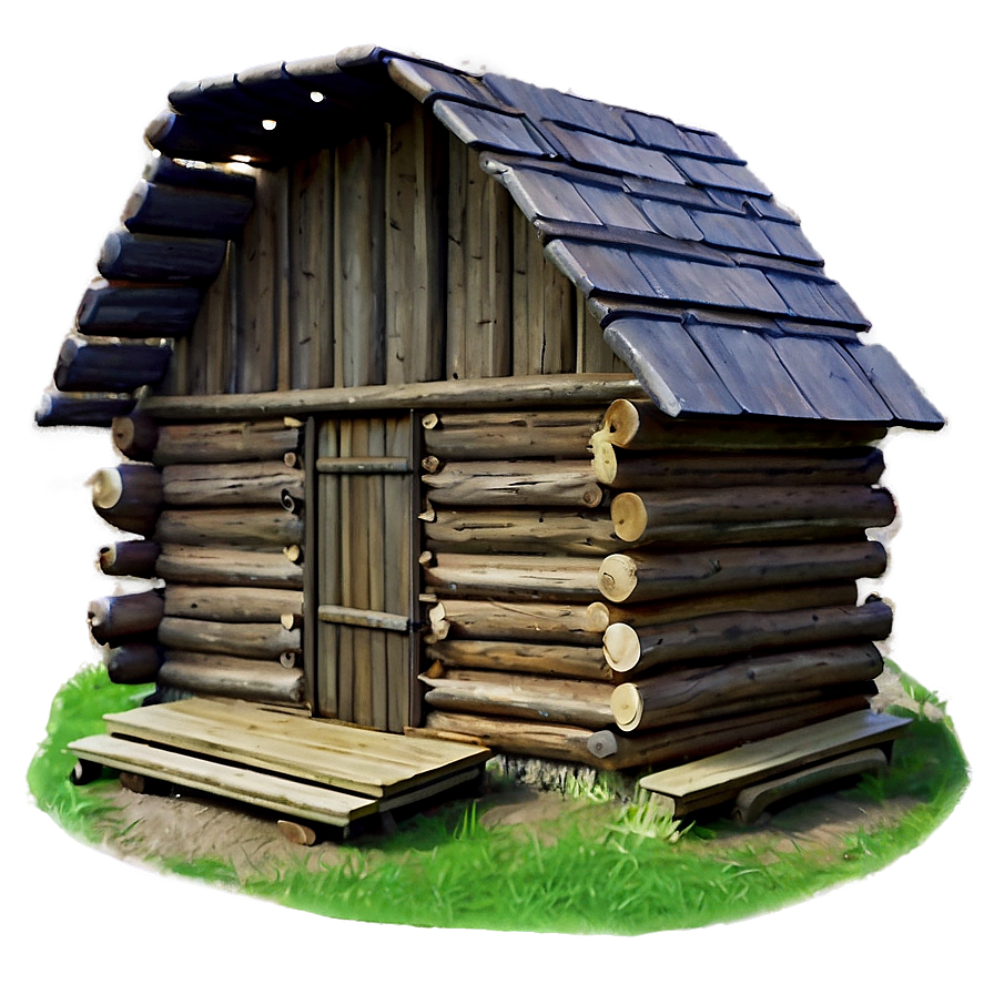 Bear's Log Cabin Png 06272024 PNG Image