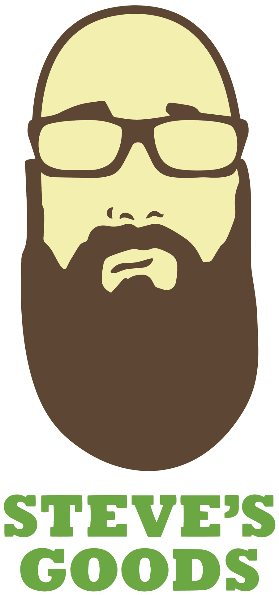 Bearded Logo Steve's Goods PNG Image