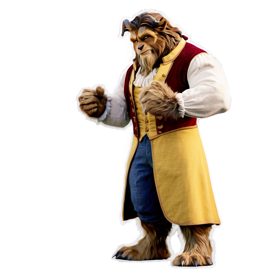 Beast Transformation Scene Beauty And The Beast Png Psk PNG Image