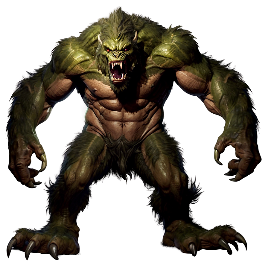 Beastly Monster Png 06122024 PNG Image