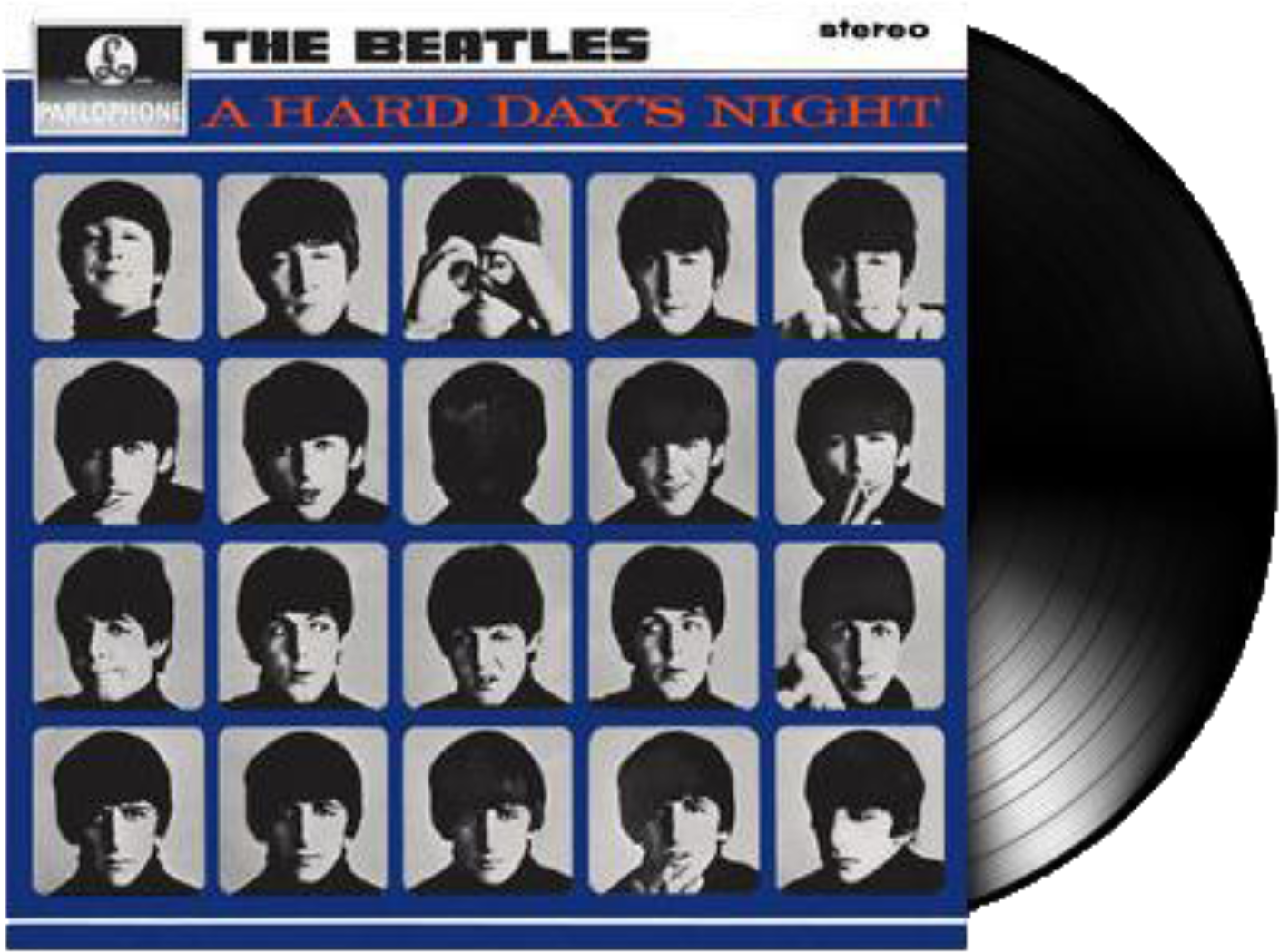 Beatles A Hard Days Night Album Cover PNG Image