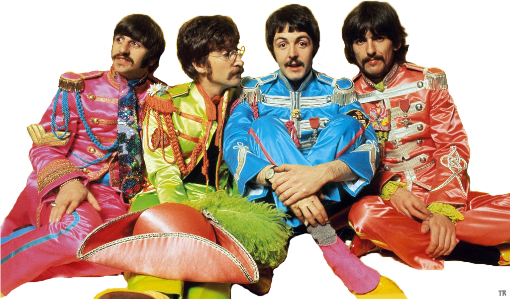 Beatles Sgt Pepper Outfits PNG Image