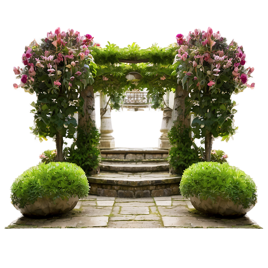 Beautiful English Gardens Png Doa PNG Image