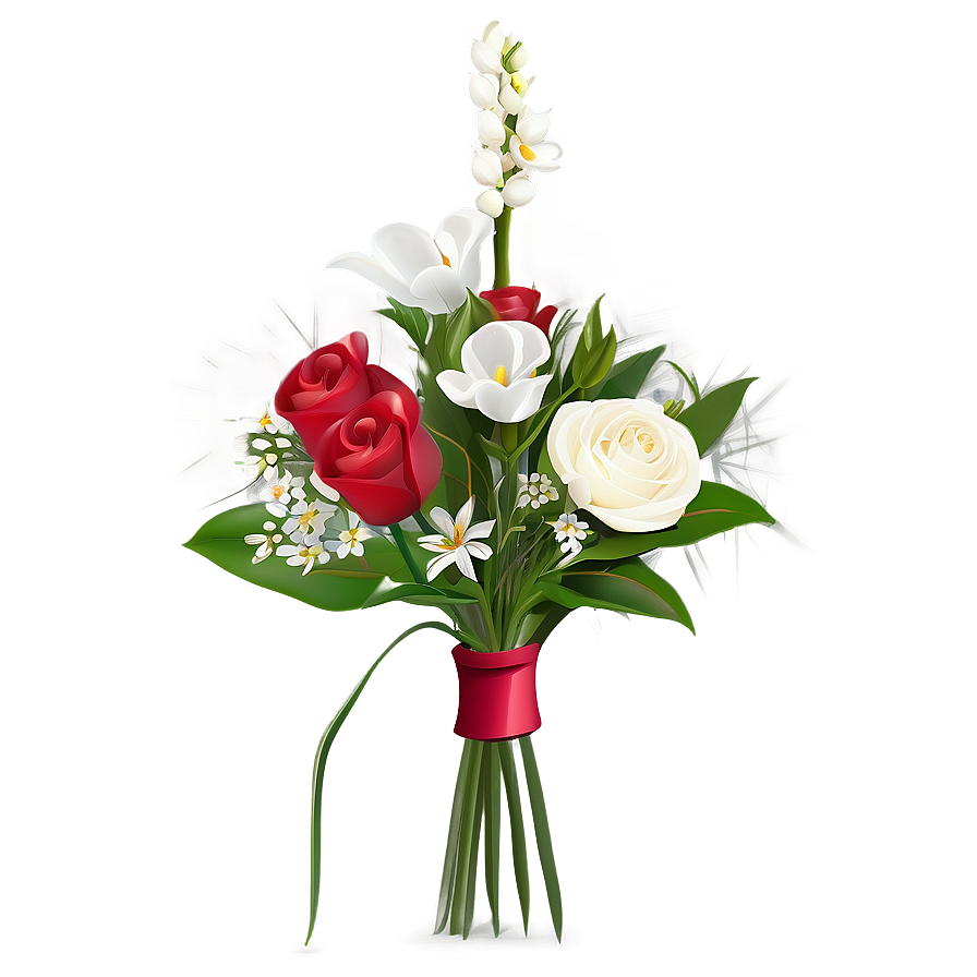 Beautiful Valentines Bouquet Png Wlu3 PNG Image