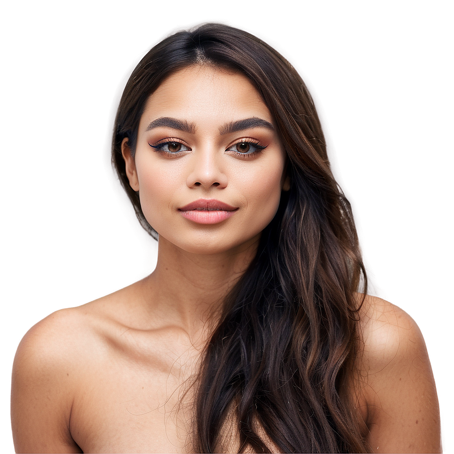 Beauty Model Natural Look Png Txh PNG Image