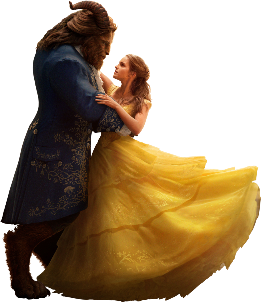 Beautyandthe Beast Dance PNG Image