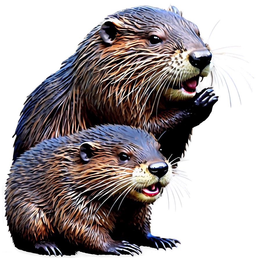 Beaver Family Clipart Png 26 PNG Image