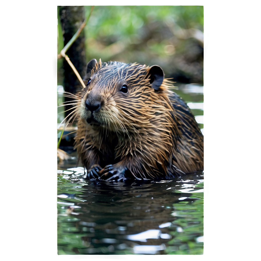 Beaver Habitat Environment Png Weg PNG Image