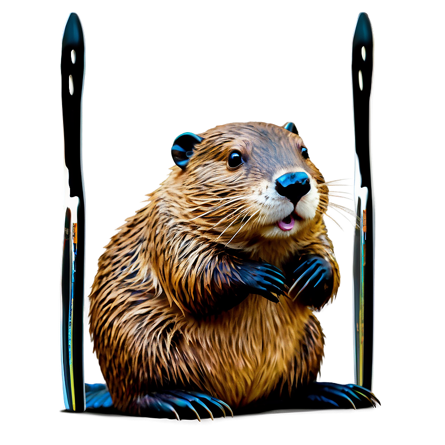 Beaver In Cartoon Style Png Nqx PNG Image