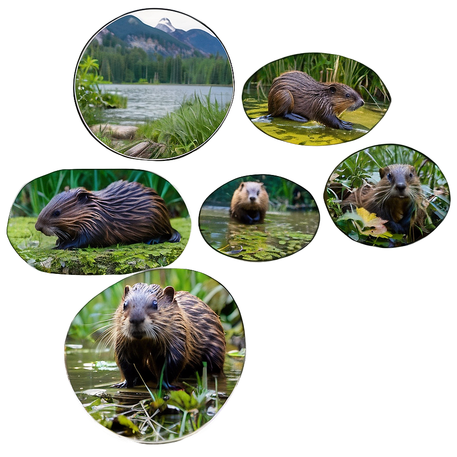 Beaver In Natural Habitat Png 40 PNG Image