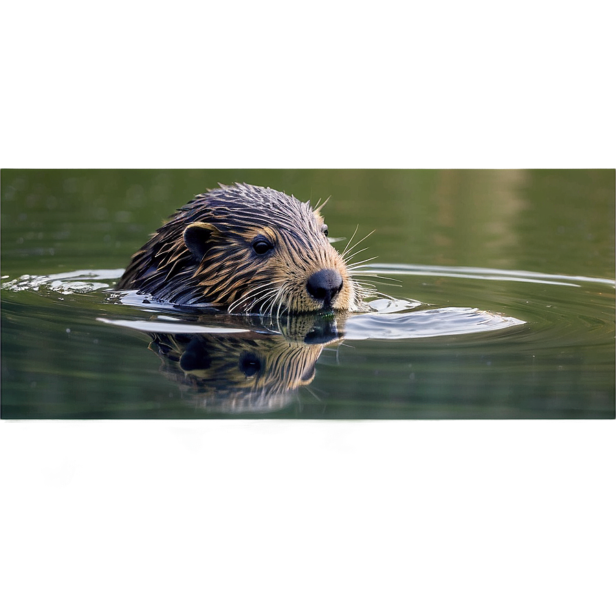 Beaver In Water Png Xdj PNG Image