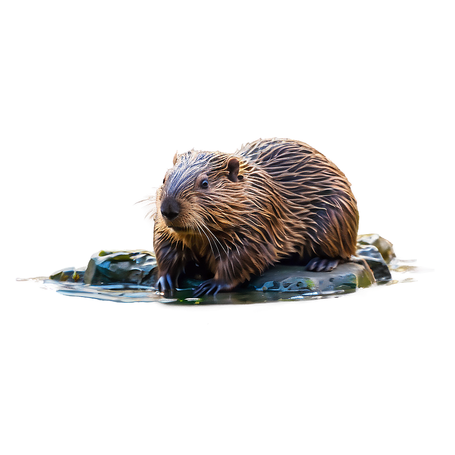 Beaver Making Dam Art Png 86 PNG Image