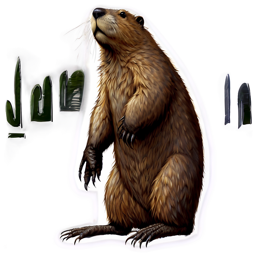 Beaver Pelt Illustration Png Erl PNG Image