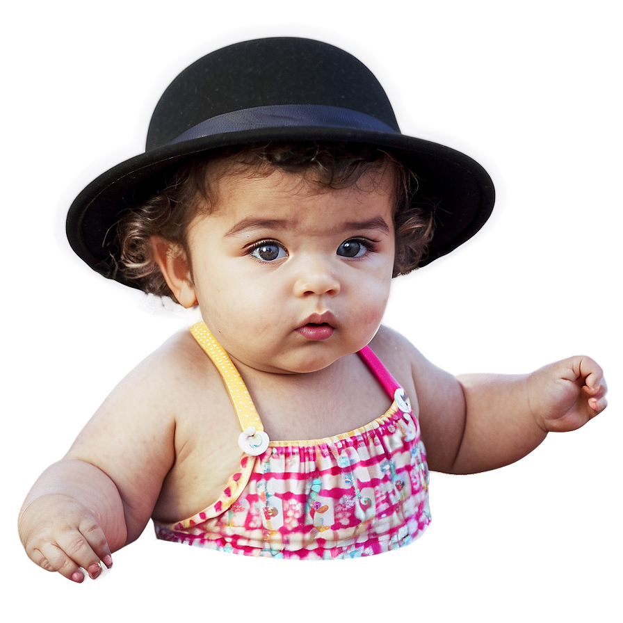 Bebe Wearing Hat Png 06242024 PNG Image