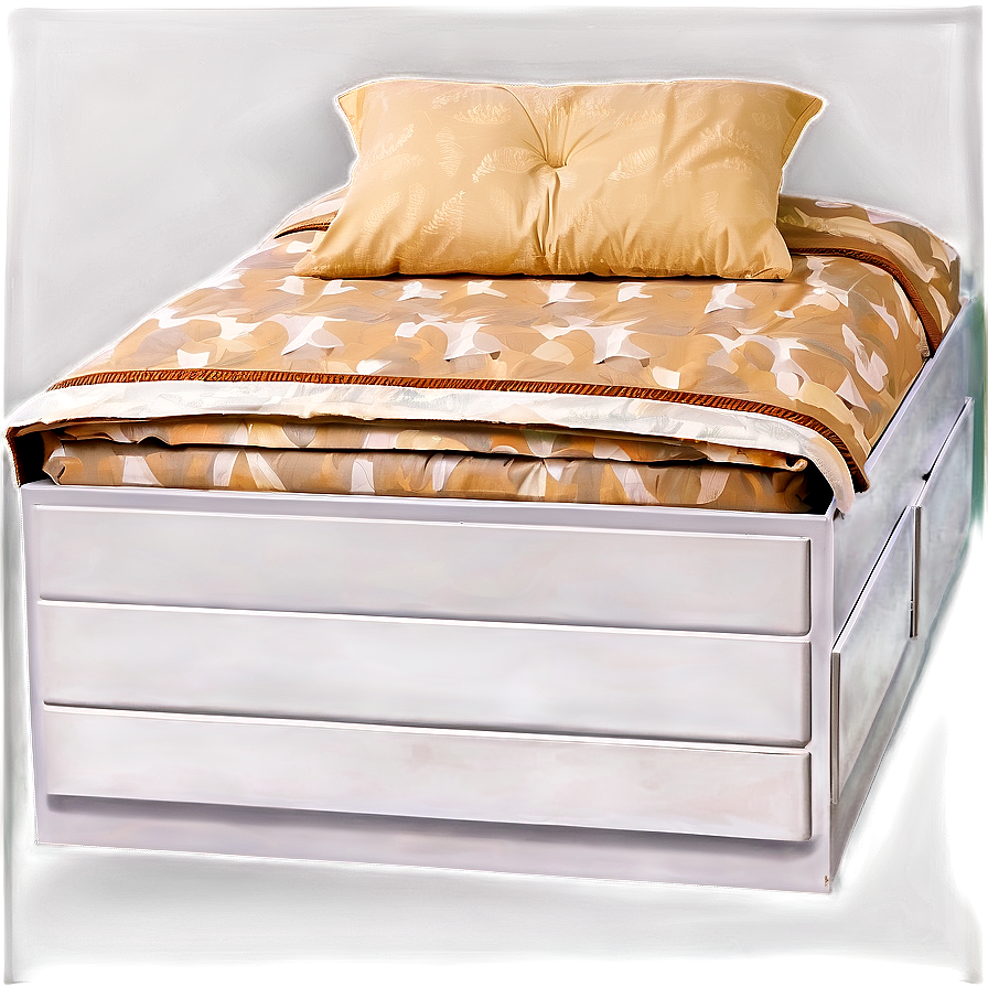 Bed With Drawers Underneath Png 05042024 PNG Image