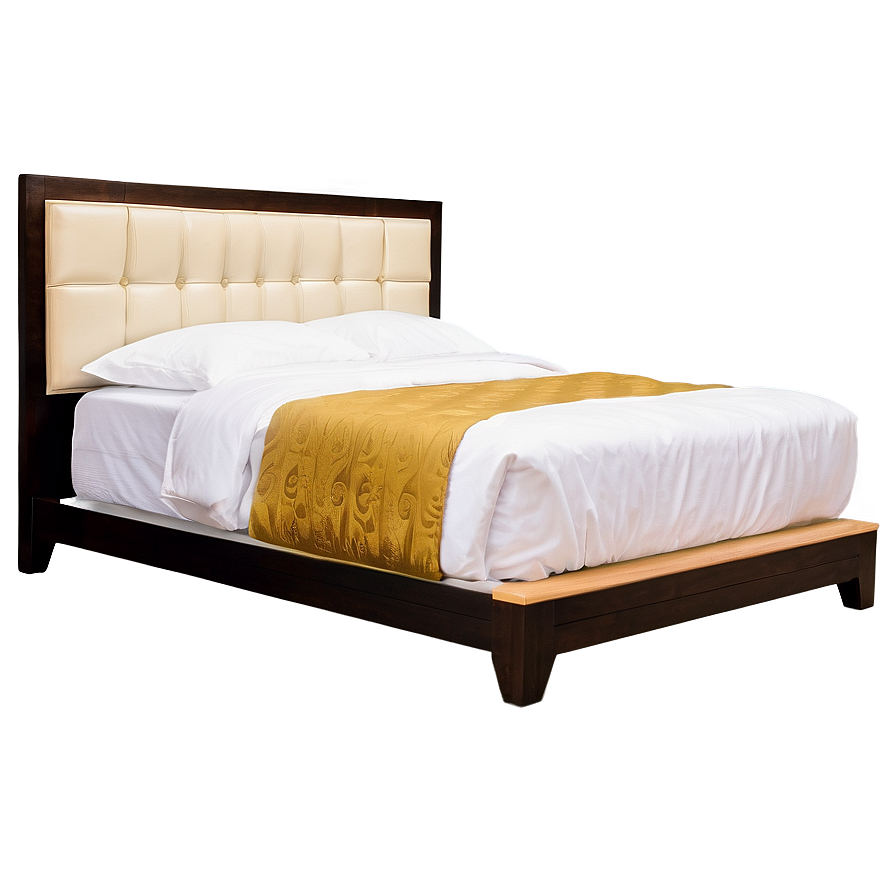 Bed With Headboard Png Juk28 PNG Image