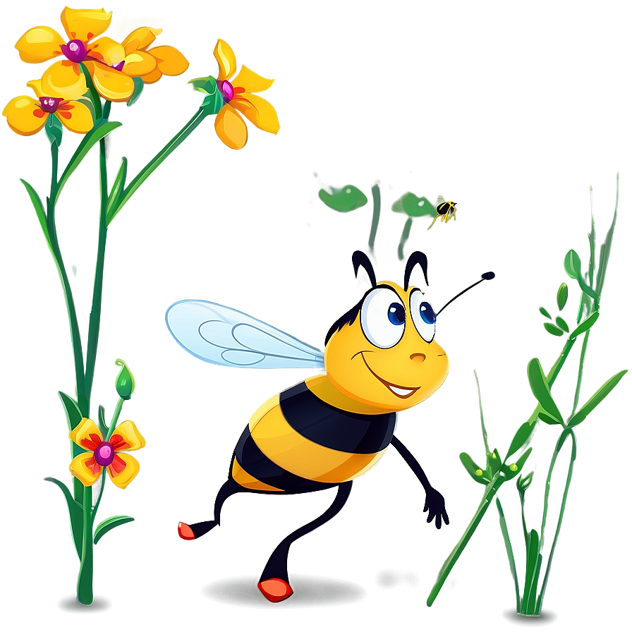 Bee Cartoon Character Png 80 PNG Image