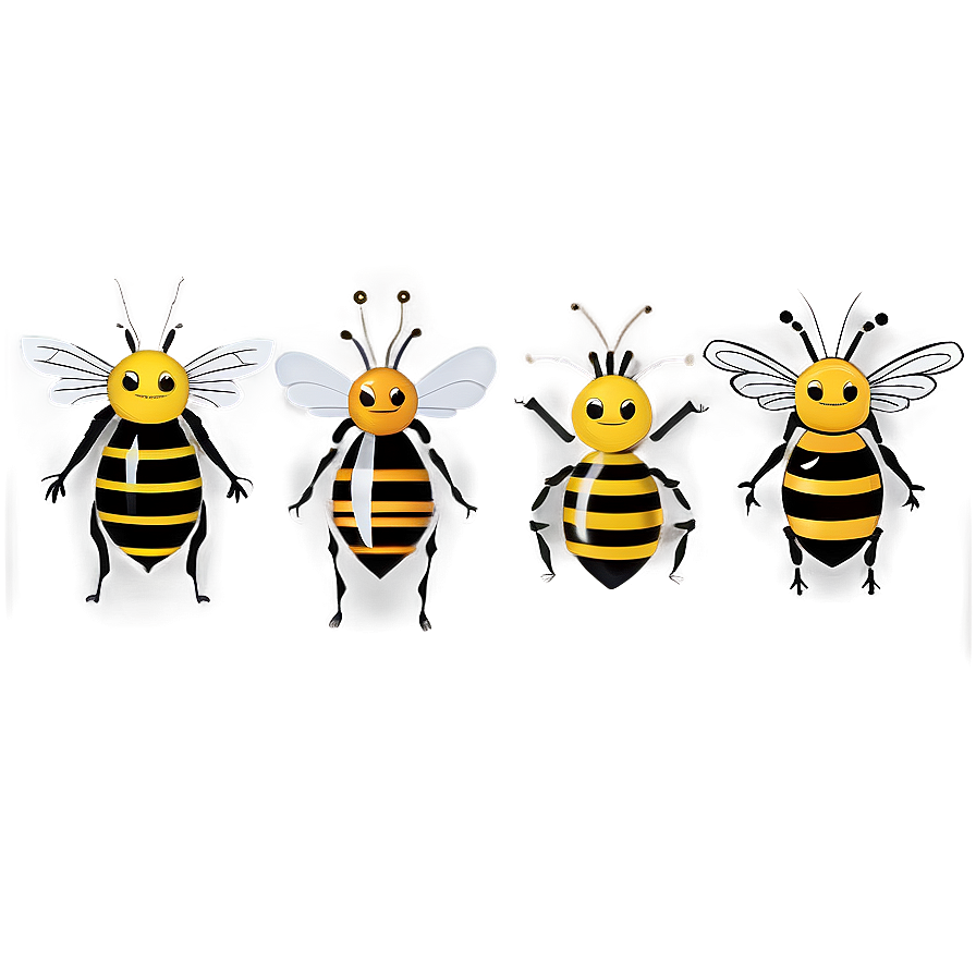 Bee Family Png Nhf PNG Image