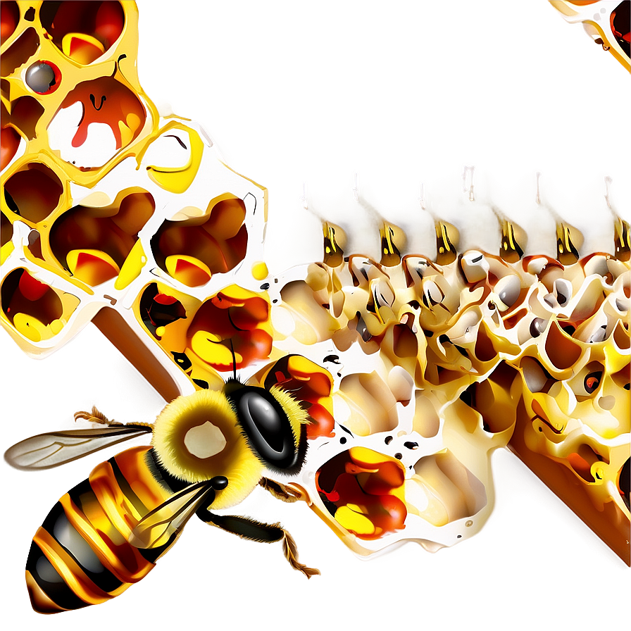 Bee Honeycomb Png 45 PNG Image