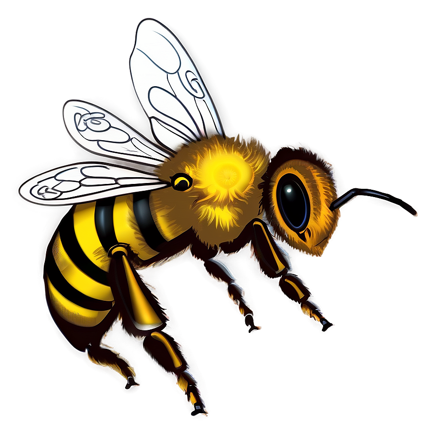 Bee Illustration Png 05232024 PNG Image