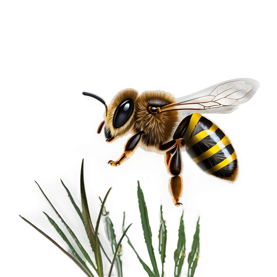 Bee In Flight Png 05232024 PNG Image