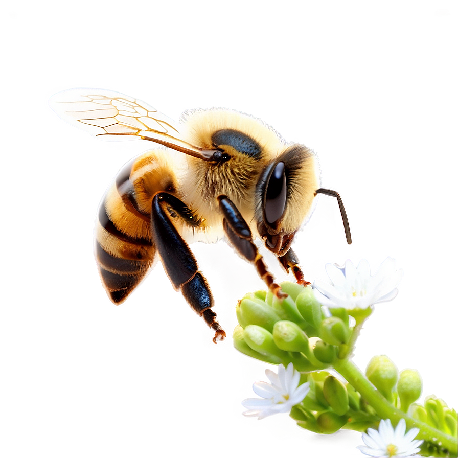 Bee In Nature Png Bxi PNG Image