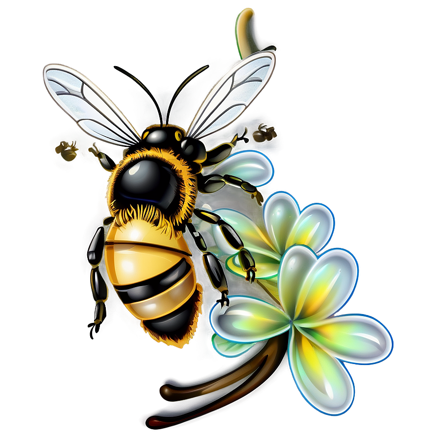 Bee Tattoo Png Gqr46 PNG Image