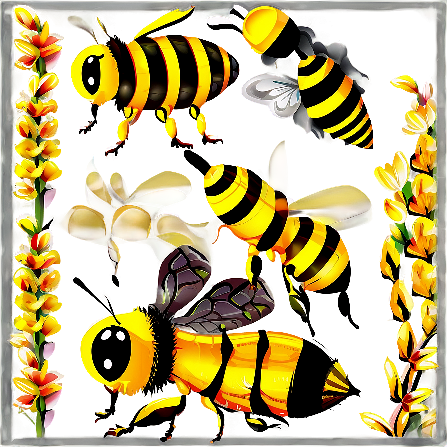 Bee Vector Png Hrc PNG Image