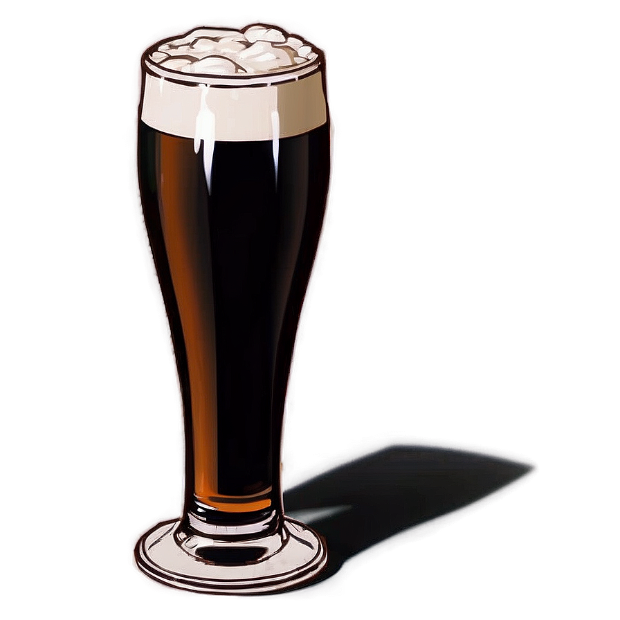 Beer Glass Silhouette Graphic Png Ruj59 PNG Image