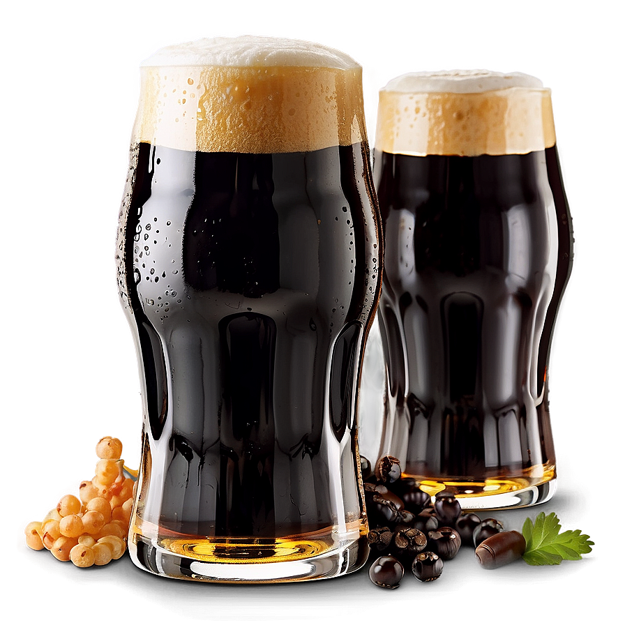 Beer Glass With Dark Stout Png 06262024 PNG Image