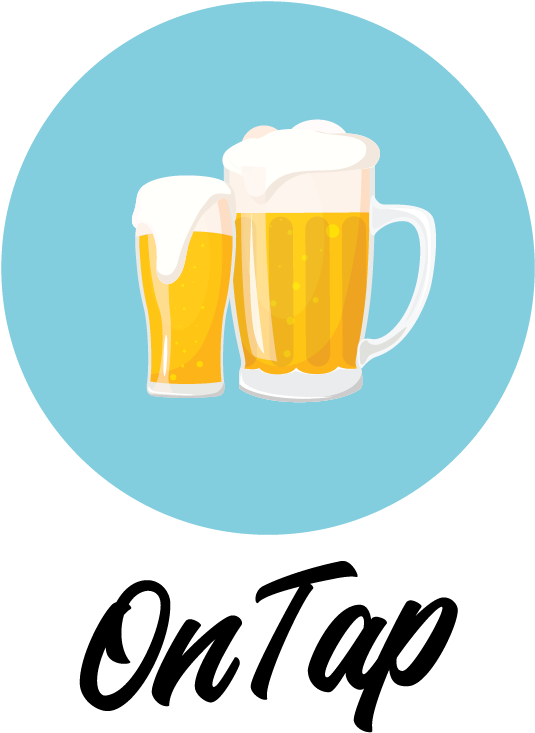 Beer On Tap Graphic PNG Image