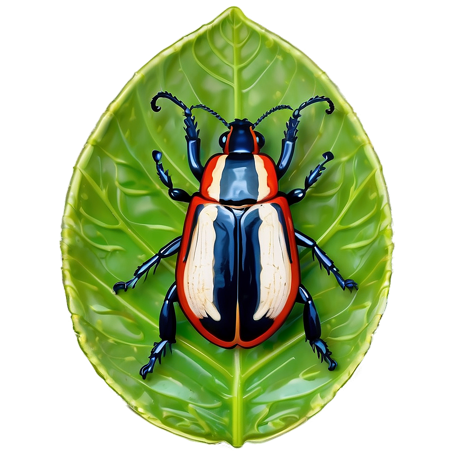 Beetle On Leaf Png Kgl PNG Image