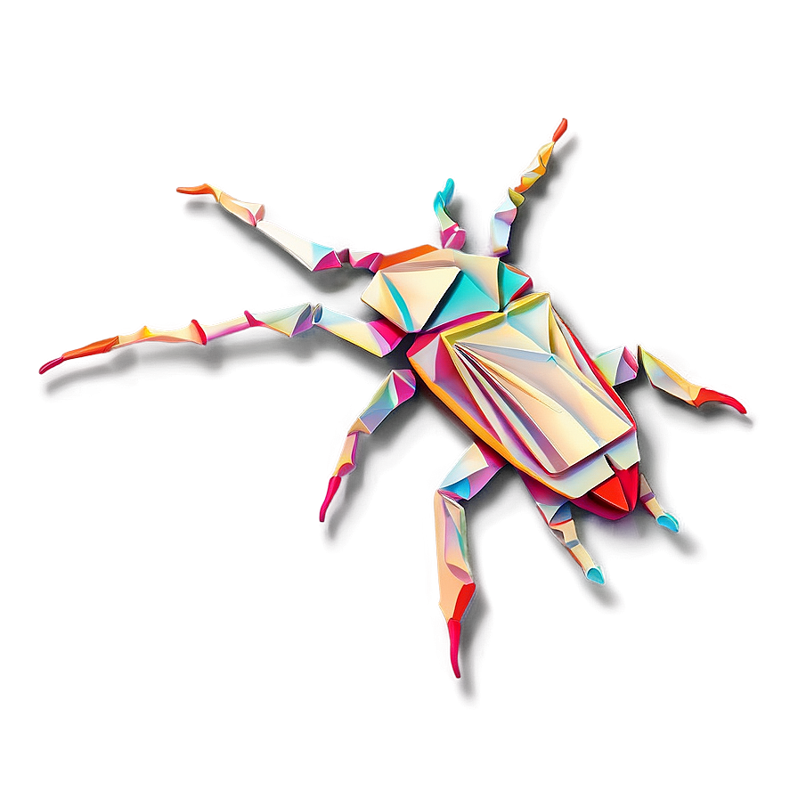 Beetle Origami Pattern Png 95 PNG Image